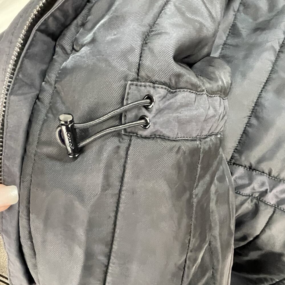 Coach Men's Wyatt Field Jacket Lightweight w/ Hood & Pockets Navy Blue size XL - Picture 4 of 11